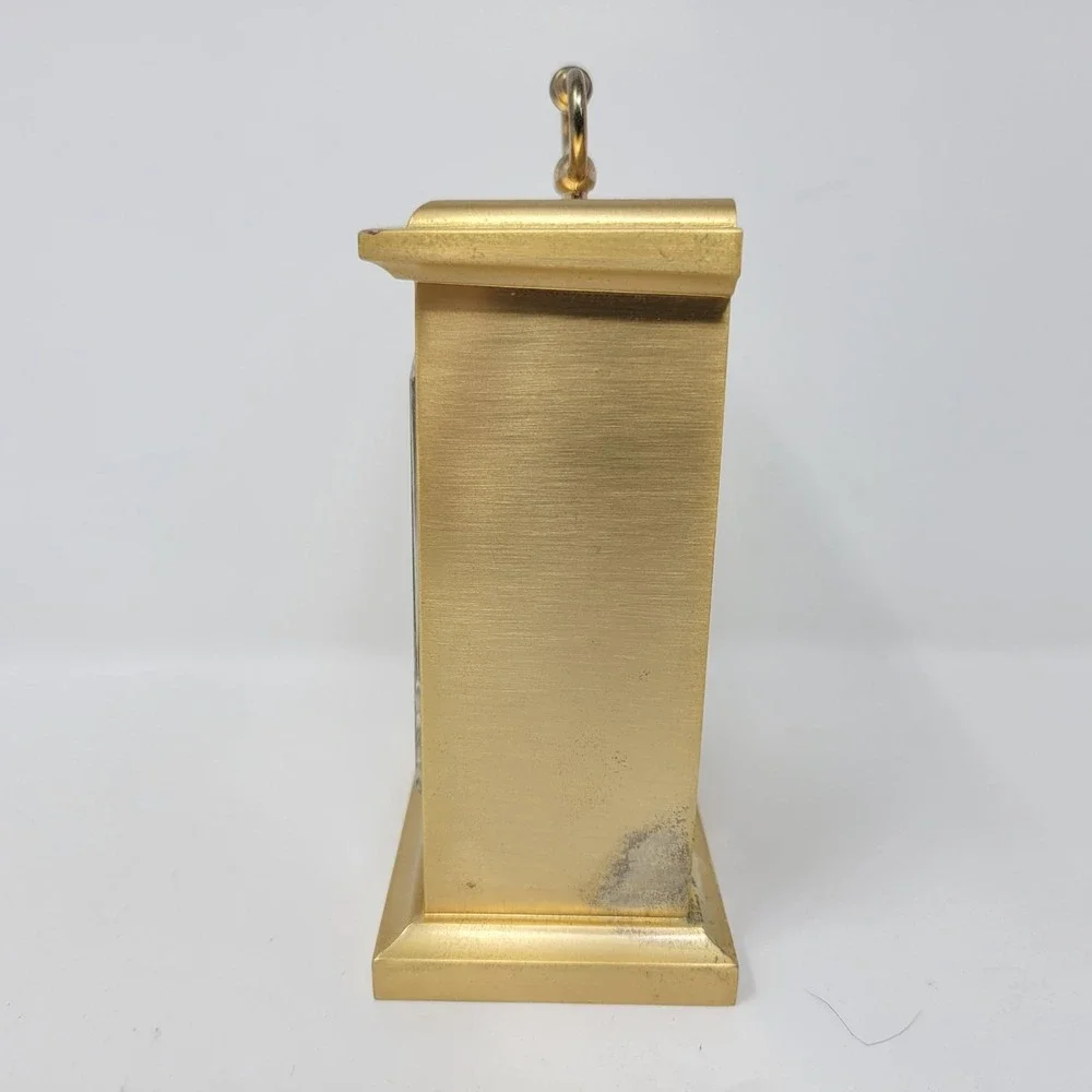 Howard Miller Quartz Mantel Clock 4RE603 Gold &‎ Black Roman Numerals